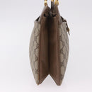 GUCCI GG Supreme Tote Bag PVC Beige Gold 86 02 021 Auth 183721-6