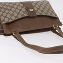 GUCCI GG Supreme Tote Bag PVC Beige Gold 86 02 021 Auth 183721-7