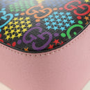 GUCCI GG Psychedelic Shoulder Bag Multicolor Silver 574886 Auth 183722M-16