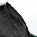 GUCCI GG Canvas Web Sherry Line Tote Bag Black Silver 131230 Auth 183723-14