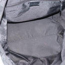 GUCCI GG Canvas Web Sherry Line Tote Bag Black Silver 131230 Auth 183723-17