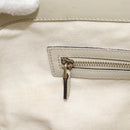 GUCCI GG Canvas Princi Web Sherry Line Tote Bag Beige Gold 257061 Auth 183725-18