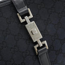 GUCCI GG Canvas Jackie Schultertasche Schwarz Silber 001 8806 Auth 183726V-14