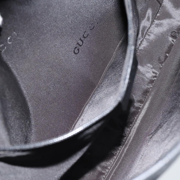 GUCCI GG Canvas Jackie Schultertasche Schwarz Silber 001 8806 Auth 183726V