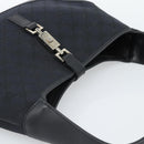 GUCCI GG Canvas Jackie Schultertasche Schwarz Silber 001 8806 Auth 183726V-6