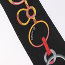 HERMES Twilly Schal Seide „DO RE BOUCLES“ Schwarz Original 183731-11