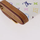 LOUIS VUITTON Multicolor Porte Monnaie Pla Münzbörse Weiß M92657 Auth 183734V-15