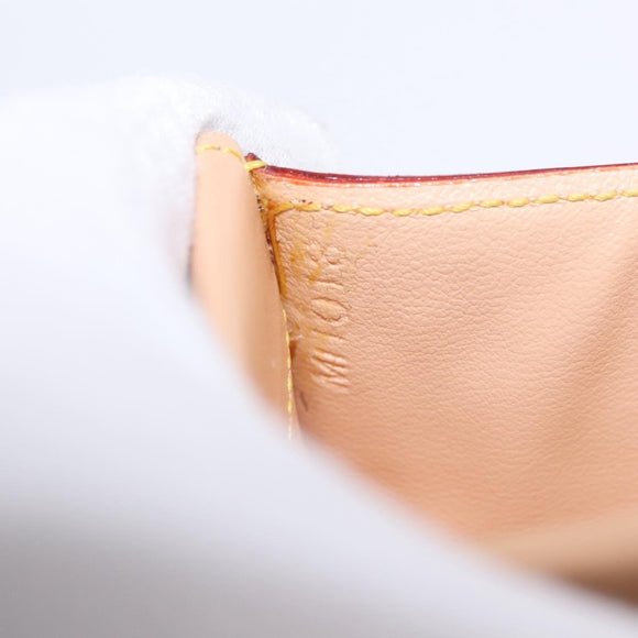LOUIS VUITTON Multicolor Porte Monnaie Pla Münzbörse Weiß M92657 Auth 183734V