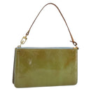 LOUIS VUITTON Monogram Vernis Lexington Pouch Baby Blue M91011 LV Auth 183736-1