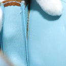 LOUIS VUITTON Monogram Vernis Lexington Pouch Baby Blue M91011 LV Auth 183736-12