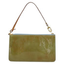 LOUIS VUITTON Monogram Vernis Lexington Pouch Baby Blue M91011 LV Auth 183736-2