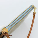 LOUIS VUITTON Monogram Vernis Lexington Pouch Baby Blue M91011 LV Auth 183736-6