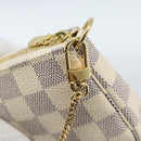 LOUIS VUITTON Damier Azur Mini Pochette Accessoires Pouch N64451 Auth 183738SM-20