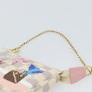 LOUIS VUITTON Damier Azur Mini Pochette Accessoires Pouch N64451 Auth 183738SM-14