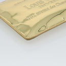 LOUIS VUITTON Monogram Miroir Pochette Plat Clutch Bag Gold M95278 Auth 183739V-15