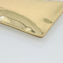LOUIS VUITTON Monogram Miroir Pochette Plat Clutch Bag Gold M95278 Auth 183739V-16
