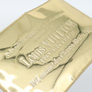 LOUIS VUITTON Monogram Miroir Pochette Plat Clutch Bag Gold M95278 Auth 183739V-18