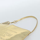 LOUIS VUITTON Monogram Miroir Pochette Plat Clutch Bag Gold M95278 Auth 183739V-8