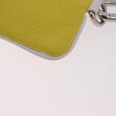 LOUIS VUITTON Everyday LV Pochette Cles Münztäschchen Gelb M80845 LV Auth 183740A-16