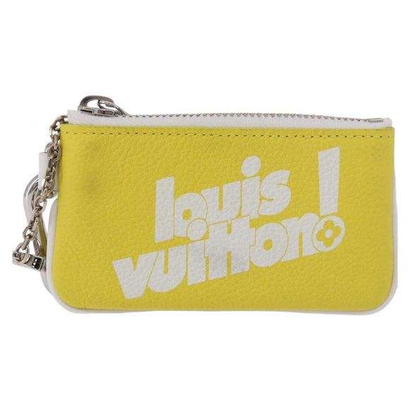 LOUIS VUITTON Everyday LV Pochette Cles Münztäschchen Gelb M80845 LV Auth 183740A