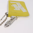LOUIS VUITTON Everyday LV Pochette Cles Münztäschchen Gelb M80845 LV Auth 183740A-4