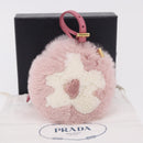 PRADA Pouch fur Pink Gold Auth 183742M-12