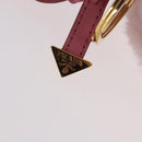 PRADA Pouch fur Pink Gold Auth 183742M-7