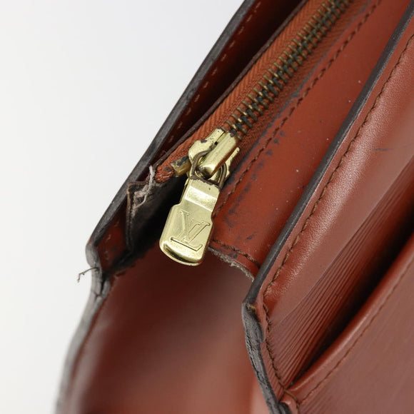 LOUIS VUITTON Epi Riviera Hand Bag Brown M48183 LV Auth 183754