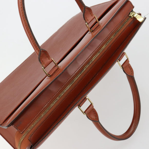 LOUIS VUITTON Epi Riviera Hand Bag Brown M48183 LV Auth 183754