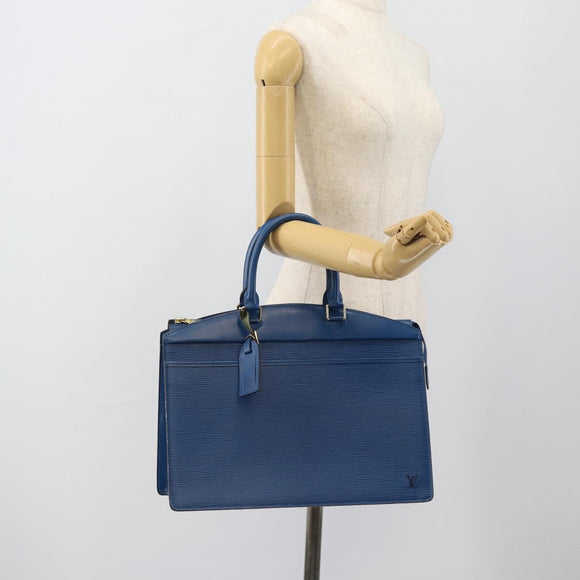 LOUIS VUITTON Epi Riviera Hand Bag Blue M48185 LV Auth 183756