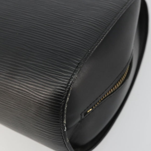 LOUIS VUITTON Epi Dauphine GM Cosmetic Pouch Black M48432 LV Auth 183757