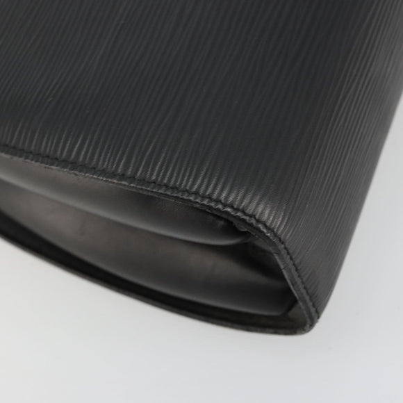 LOUIS VUITTON Epi Dauphine GM Cosmetic Pouch Black M48432 LV Auth 183757