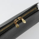 LOUIS VUITTON Epi Dauphine GM Cosmetic Pouch Black M48432 LV Auth 183757-8