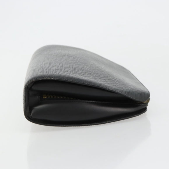 LOUIS VUITTON Epi Dauphine GM Cosmetic Pouch Black M48432 LV Auth 183757