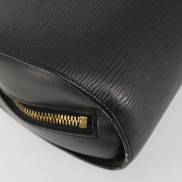LOUIS VUITTON Epi Dauphine GM Cosmetic Pouch Black M48432 LV Auth 183757