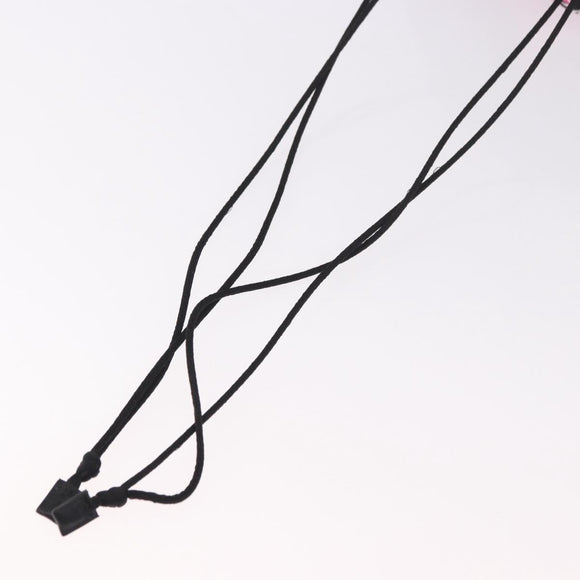 Miu Miu CANAPA CATS Drawstring Pouch Canvas Black Auth 183758M