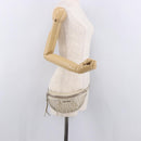 Miu Miu Matelasse Waist bag Leather Silver Gold Auth 183762V-22