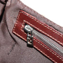FENDI Zucca Canvas Mamma Baguette Shoulder Bag Beige Silver Auth 183769SAV-24