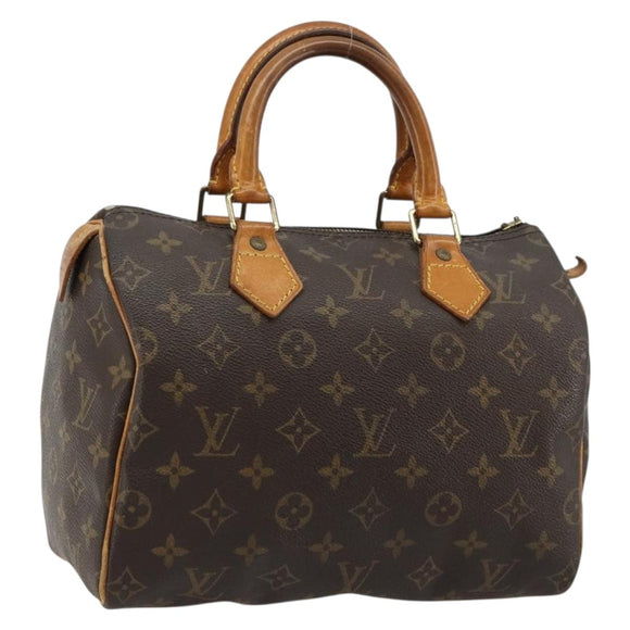 LOUIS VUITTON Monogram Speedy 25 Hand Bag M41528 LV Auth 183774