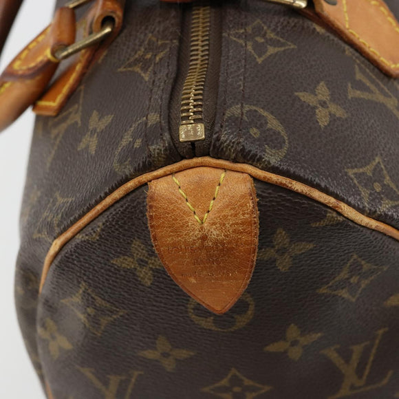LOUIS VUITTON Monogram Speedy 25 Hand Bag M41528 LV Auth 183774
