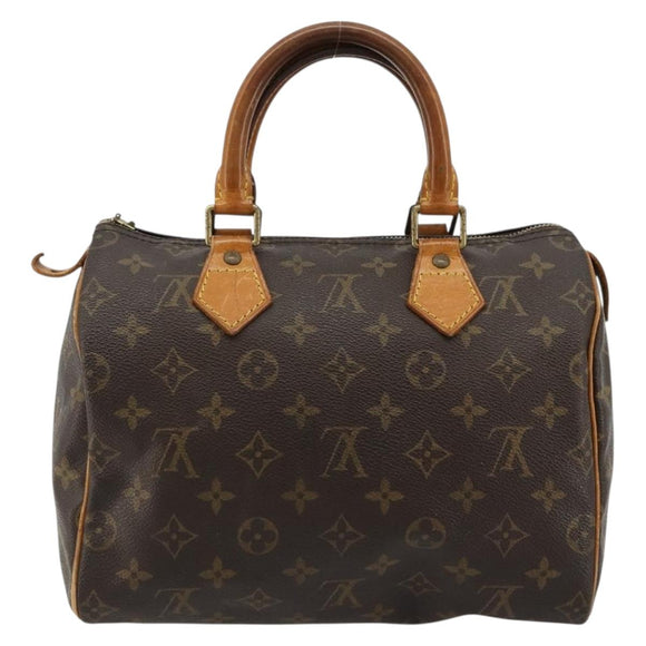 LOUIS VUITTON Monogram Speedy 25 Hand Bag M41528 LV Auth 183774