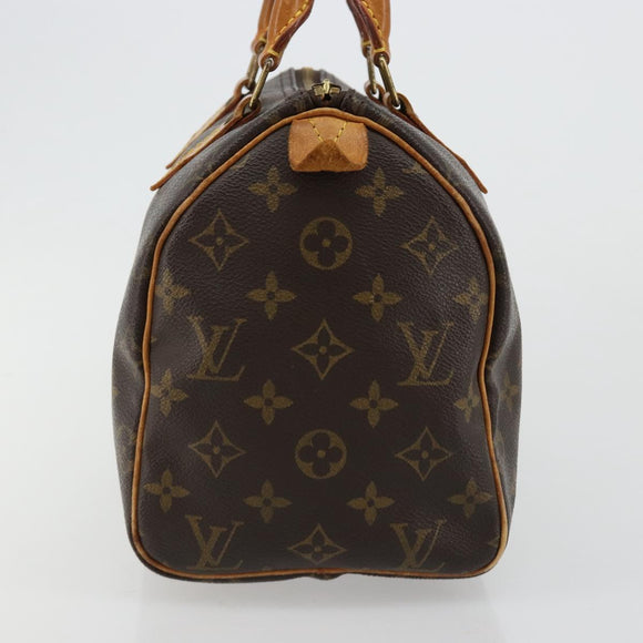 LOUIS VUITTON Monogram Speedy 25 Hand Bag M41528 LV Auth 183774