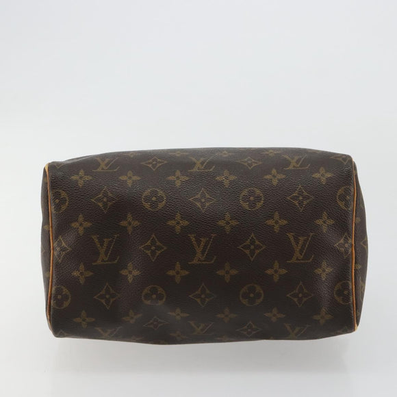 LOUIS VUITTON Monogram Speedy 25 Hand Bag M41528 LV Auth 183774