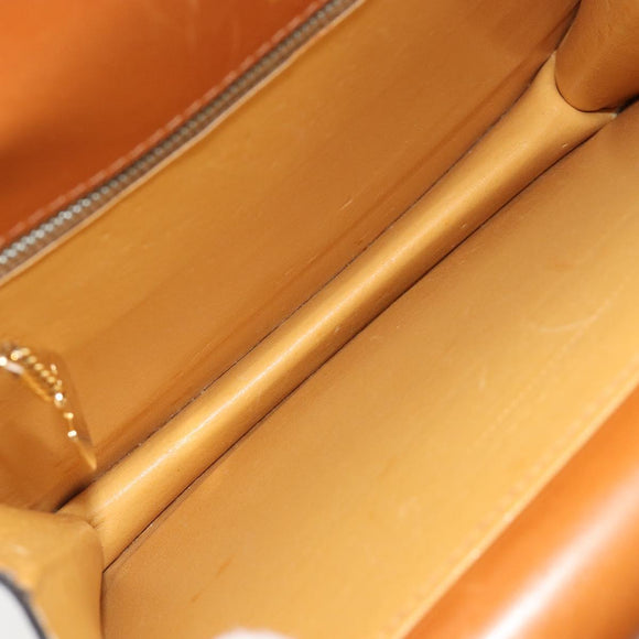 CELINE Handtasche Leder Beige Gold Original 183777