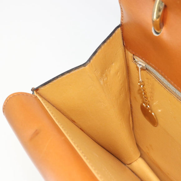CELINE Handtasche Leder Beige Gold Original 183777