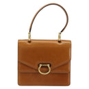 CELINE Handtasche Leder Beige Gold Original 183777-2