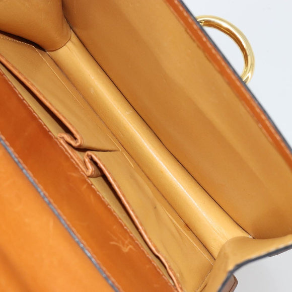 CELINE Handtasche Leder Beige Gold Original 183777