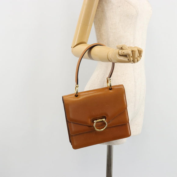 CELINE Handtasche Leder Beige Gold Original 183777