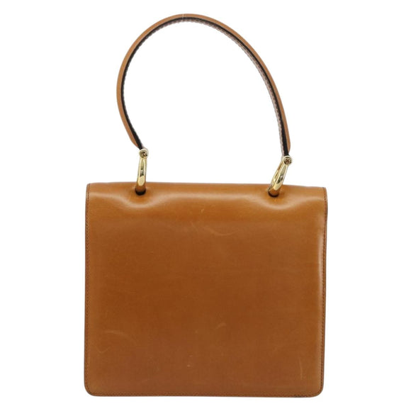 CELINE Handtasche Leder Beige Gold Original 183777