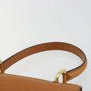 CELINE Handtasche Leder Beige Gold Original 183777-8